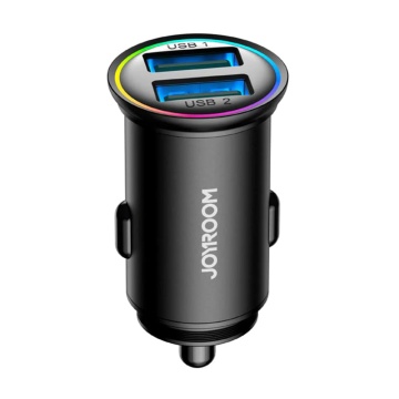 Incarcator masina USB JoyRoom, 24W, negru, JR-CCN03 - Img 1