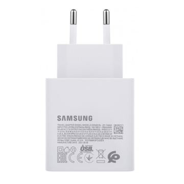 Incarcator priza Type-C Fast Charging 65W Samsung TA865, Alb - Img 2