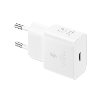 Incarcator Samsung Super Fast Charging tip C 25W, EP-T2510NWEGEU, Alb - Img 2