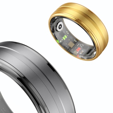 Inel Smart Techsuit (R06) - Unisex, Monitorizeaza ritmul cardiac, Pedometru, Saturatie de oxigen, Somn, Fitness, Dimensiune 19.8mm - Negru - Img 3