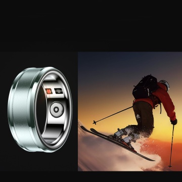 Inel Smart Techsuit (R3) - Unisex, Monitorizeaza ritmul cardiac, Consumul de calorii, Somn, Fitness, IP68, Dimensiune 19.8mm - Argintiu - Img 5