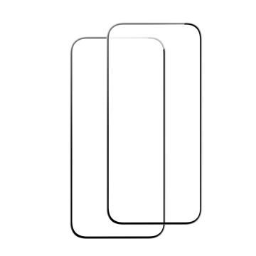Pachet 2x] Folie sticla iPhone 15 ESR Tempered Glass, Negru - Img 2