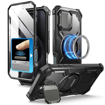 [Pachet 360°] Husa + folie iPhone 16 I-Blason Armorbox - Negru - Img 1