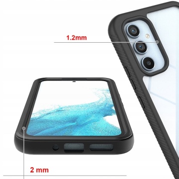 Pachet 360° Husa + folie Samsung Galaxy A34 5G Techsuit Defense - Negru - Img 6