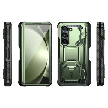 [Pachet 360°] Husa + folie Samsung Galaxy Z Fold6 I-Blason Armorbox - Verde - Img 5