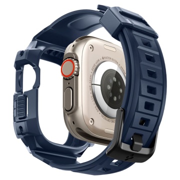 [Pachet husa + curea] Apple Watch Ultra Spigen Rugged Armor Pro - Albastru - Img 2