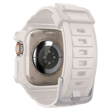 [Pachet husa + curea] Apple Watch Ultra Spigen Rugged Armor Pro - Bej - Img 2