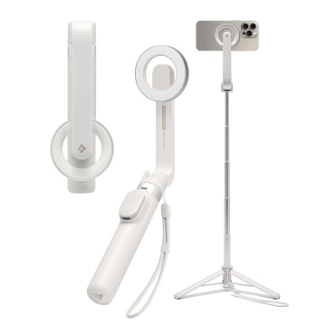 Selfie stick tripod MagSafe Bluetooth Spigen S571W - Alb - Img 1