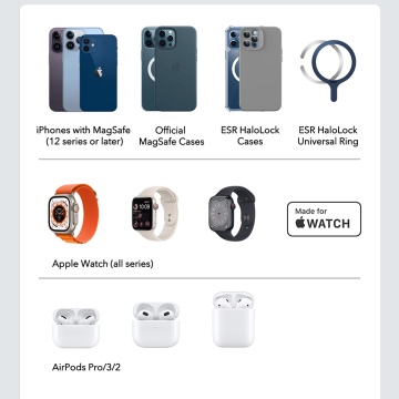 Statie incarcare 3in1 Apple MFi Watch, AirPods, iPhone wireless ESR, Alb - Img 7