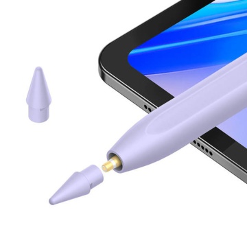 Stylus pen activ Baseus, Palm Rejection, Tilt, SXBC060105 - Violet - Img 3