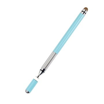 Stylus Pen Techsuit, Universal, Android, iOS, Aluminiu, JC03 - Turcoaz - Img 2