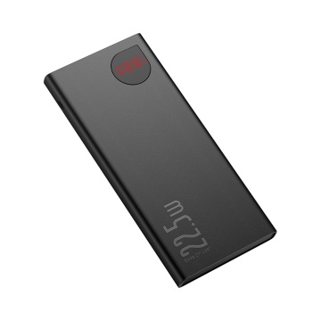 Acumulator Extern 2x USB, Type-C, Lightning, Micro-USB, Fast Charging, 22.5W, 10000mAh - Baseus Adaman (PPAD070001) - Black - Img 4