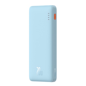 Acumulator Extern USB, Type-C, Micro-USB, 20W, 10000mAh + Cablu Type-C - Baseus Airpow (P10022801313-00) - Galaxy Blue - Img 4