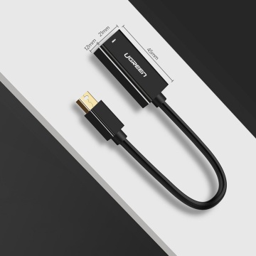 Adaptor HDMI la Mini DisplayPort Ugreen, 10461 - Negru - Img 5