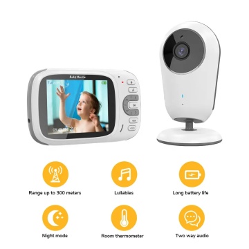 Baby monitor pentru monitorizare copii Techsuit, VB607 - Alb - Img 7