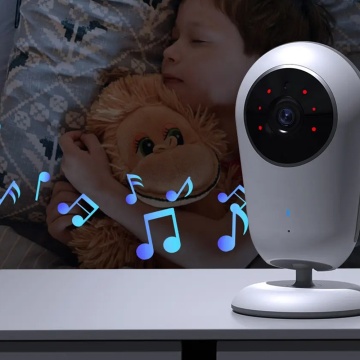 Baby monitor pentru supraveghere bebe Techsuit, VB609 - Alb - Img 3