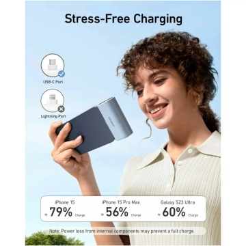 Baterie Externa Anker - Nano (A1653H11) - Conector USB-C, 5000mAh, 22.5W - Negru - Img 4