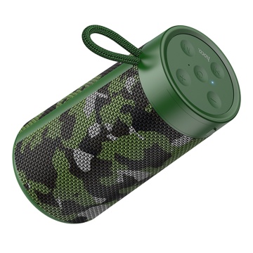 Boxa handsfree portabila Bluetooth Hoco HC13, TWS - Verde Camuflaj - Img 1