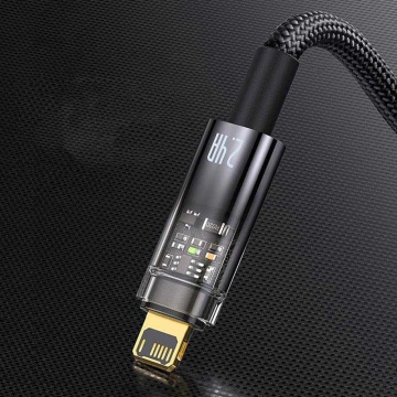 Cablu de date iPhone 2.4A Baseus, 2m, negru, CATS000501 - Img 4