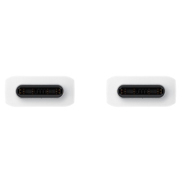 Cablu de date Samsung (EP-DX310JWEGEU) - incarcare rapida de la tip C la tip C 3A, 1,8 m - Alb - Img 2