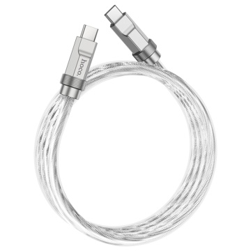 Cablu Super Fast Charging Type-C PD100W Hoco U113, 1m - Argintiu - Img 2