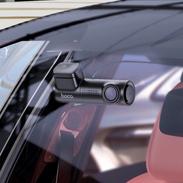 Camera auto DashCam pentru masina cu prindere parbriz Hoco DV1 - Negru - Img 6