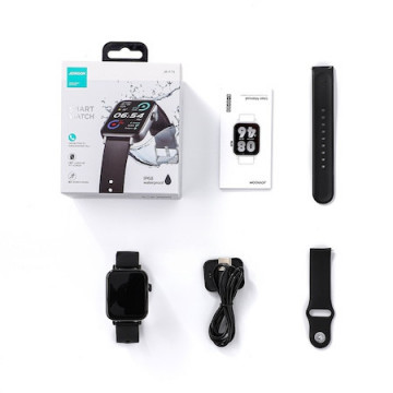 Ceas Smartwatch Joyroom, Bluetooth, display 1,83”, waterproof, functie efectuare & preluare apeluri, monitorizare sanatate si conditie fizica, design modern, negru - Img 4