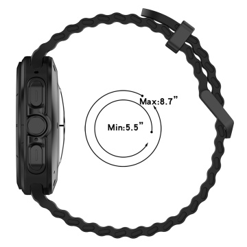 Curea Samsung Galaxy Watch Ultra 47mm Techsuit, W062 - Gri Deschis - Img 3