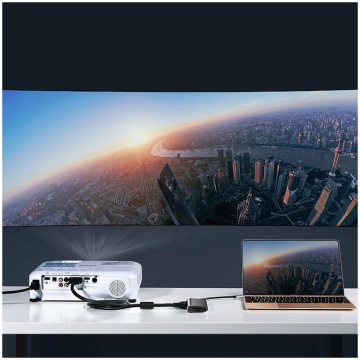 Dock USB-C la PD100W/ 3xUSB/ HDMI/ VGA/ RJ45/ Jack Ugreen, 80133 - Negru - Img 5