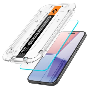 Folie iPhone 15 Plus Spigen Glas.tR EZ Fit, Clear (Copy 1) - Img 3