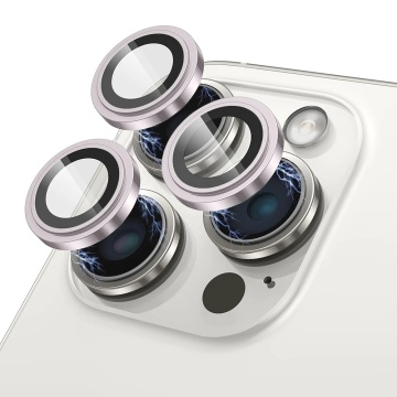 Folie sticla iPhone 16 Lito S+ Camera Protector - Roz Titan - Img 1