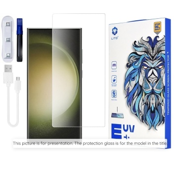Folie sticla Motorola Edge 50 Fusion 3D UV Glass - Transparent - Img 1