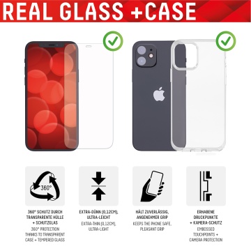 Folie sticla premium iPhone 11 Displex Real Glass 2D, transparenta - Img 2
