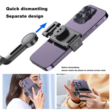 Gimbal telefon cu AI face tracking 360 Techsuit P02 - Negru - Img 2