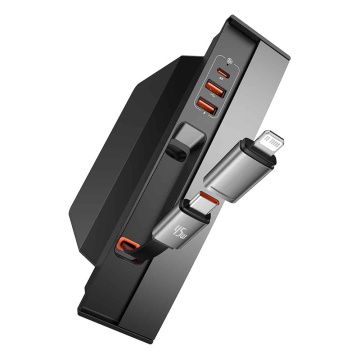 Hub Tesla 3/Y USB-C PD45W, 2xUSB, Type-C Baseus, B00051300111-00 - Negru - Img 1