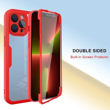 Husa 360° iPhone 13 Pro Max Techsuit ColorVerse - Roz - Img 3