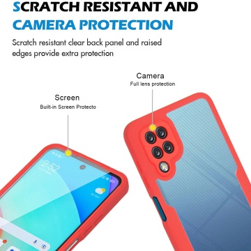 Husa 360° Samsung Galaxy A12 Techsuit ColorVerse - Roz - Img 4