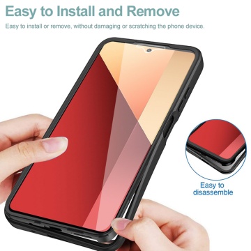 Husa 360° Xiaomi Redmi Note 13 Pro 4G Techsuit ColorVerse - Negru - Img 5