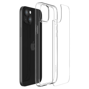 Husa Air Skin Hybrid - iPhone 15 - Crystal Clear - Img 3