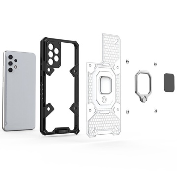 Husa antisoc Samsung Galaxy A13 5G Techsuit Honeycomb - Roz - Img 2