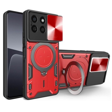 Husa Honor X8b Techsuit CamGuard Pro - Rosu - Img 1