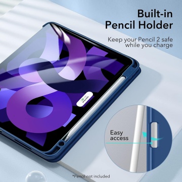 Husa iPad Air 4 2020 10.9" ESR Rebound Pencil - Albastru - Img 7