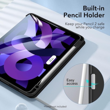 Husa iPad Air 5 (2022) ESR Rebound Pencil- Negru - Img 6
