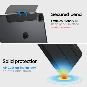 Husa iPad Pro 11" 2021 Spigen Ultra Hybrid Pro - Negru - Img 5