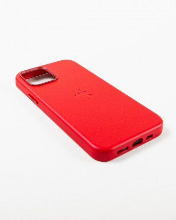 Husa Iphone 12 din piele naturala Rosie MagSafe - Img 4
