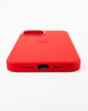 Husa Iphone 12 Pro Max din silicon Rosu MagSafe - Img 3