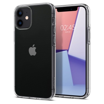 Husa iPhone 12 Spigen Liquid Crystal - Transparenta - Img 4
