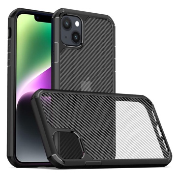 Husa Iphone 14 din Fibra de Carbon, Negru - Img 1