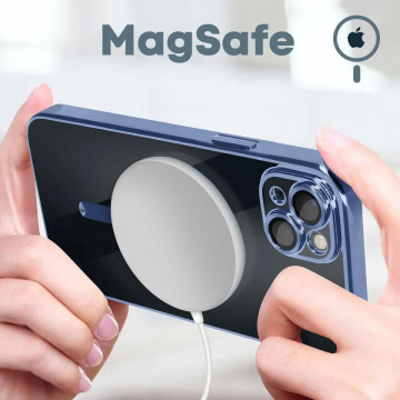 Husa Iphone 14 MagSafe Baby Blue - Img 3