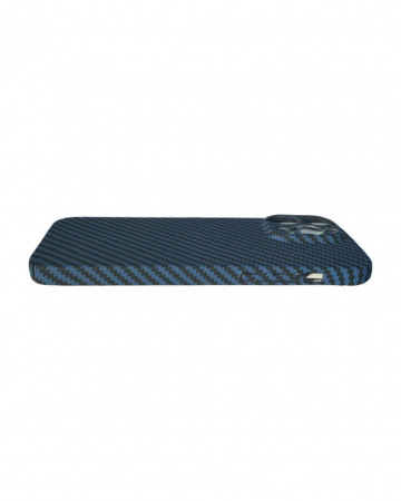 Husa Iphone 14 Plus Carbon Fibre Blue - Img 3